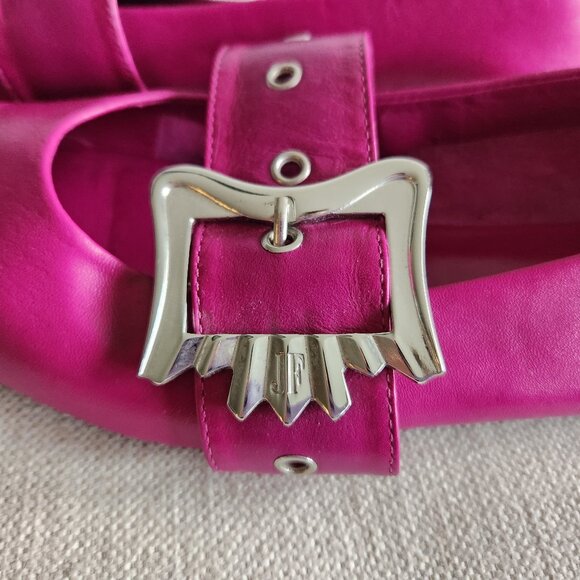 Sz8.5 - John Fluevog Misty Magenta Mary Jane Flats - EUC - Picture 3 of 10